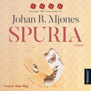 Spuria – Johan B. Mjønes, lydbokens omslag