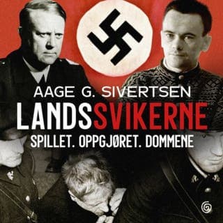 Landssvikerne – Aage G. Sivertsen, lydbokens omslag