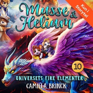 Universets fire elementer – Camilla Brinck, lydbokens omslag