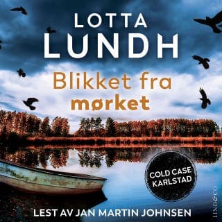 Blikket fra mørket – Lotta Lundh, lydbokens omslag