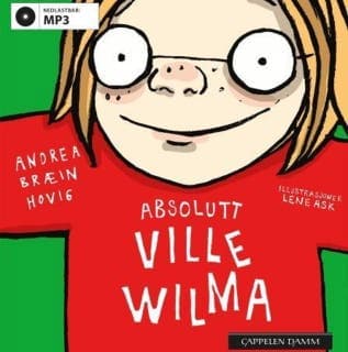 Absolutt Ville Wilma – Andrea Bræin Hovig, lydbokens omslag