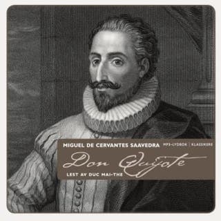 Don Quijote – Miguel de Cervantes Saavedra, lydbokens omslag