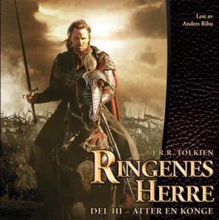 Ringenes herre III – J. R. R. Tolkien, lydbokens omslag