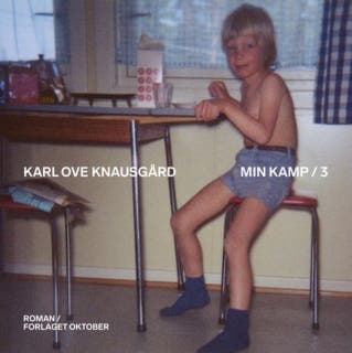 Min kamp 3 – Karl Ove Knausgård, lydbokens omslag