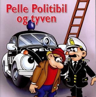 Pelle Politibil – Åge Magnussen, lydbokens omslag