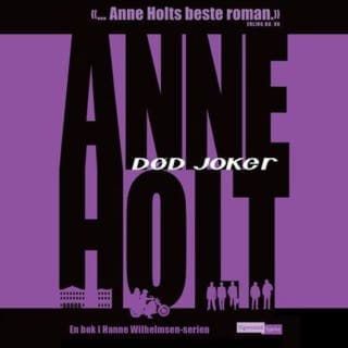 Død joker – Anne Holt, lydbokens omslag