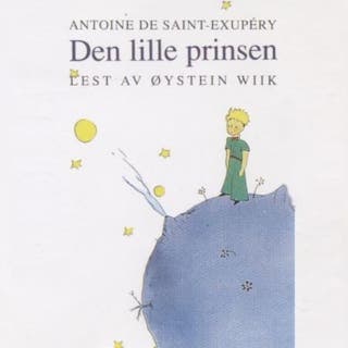 Den lille prinsen – Antoine De Saint-Exupéry, lydbokens omslag