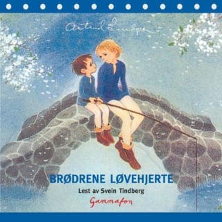 Brødrene Løvehjerte – Astrid Lindgren, lydbokens omslag