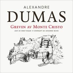 Greven av Monte Cristo – Alexandre Dumas, lydbokens omslag