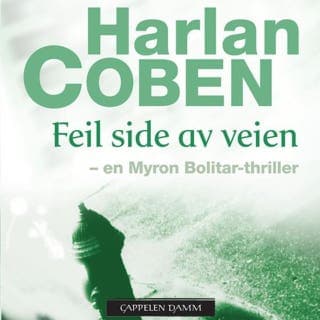 Feil side av veien – Harlan Coben, lydbokens omslag