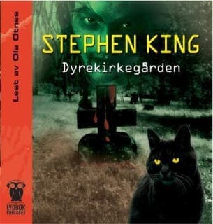 Dyrekirkegården – Stephen King, lydbokens omslag