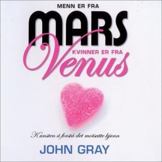 Menn er fra Mars, kvinner er fra Venus – John Gray, lydbokens omslag