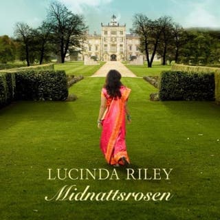 Midnattsrosen – Lucinda Riley, lydbokens omslag