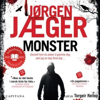 Monster – Jørgen Jæger, lydbokens omslag