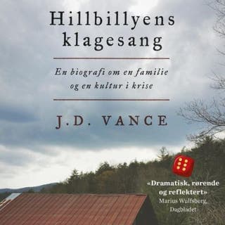Hillbillyens klagesang – J.D. Vance, lydbokens omslag