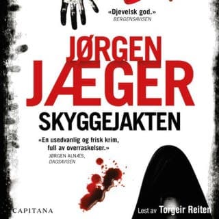 Skyggejakten – Jørgen Jæger, lydbokens omslag