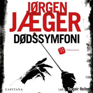 Dødssymfoni – Jørgen Jæger, lydbokens omslag