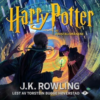 Harry Potter og Dødstalismanene – J.K. Rowling, lydbokens omslag
