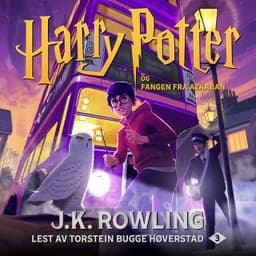 Harry Potter og fangen fra Azkaban – J.K. Rowling, lydbokens omslag