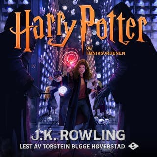 Harry Potter og Føniksordenen – J.K. Rowling, lydbokens omslag