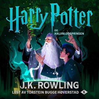Harry Potter og Halvblodsprinsen – J.K. Rowling, lydbokens omslag