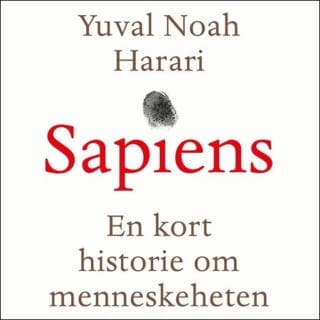 Sapiens – Yuval Noah Harari, lydbokens omslag