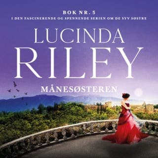 Månesøsteren – Lucinda Riley, lydbokens omslag