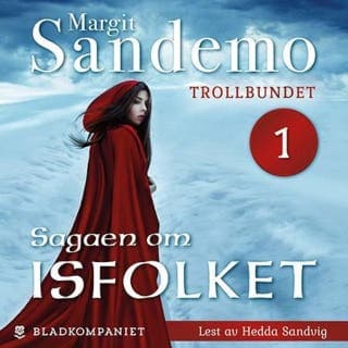 Trollbundet – Margit Sandemo, lydbokens omslag