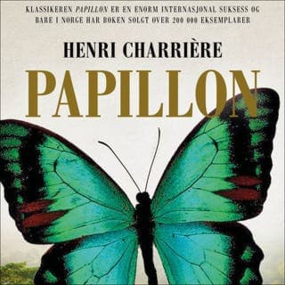Papillon – Henri Charrière, lydbokens omslag
