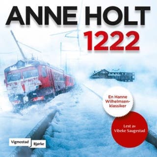 1222 – Anne Holt, lydbokens omslag