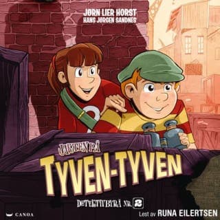 Jakten på Tyven-tyven – Jørn Lier Horst, lydbokens omslag
