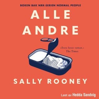 Alle andre – Sally Rooney, lydbokens omslag