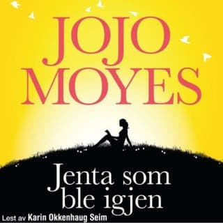 Jenta som ble igjen – Jojo Moyes, lydbokens omslag