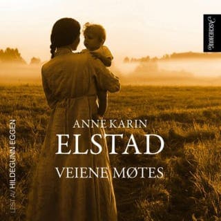 Veiene møtes – Anne Karin Elstad, lydbokens omslag