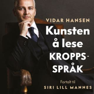 Kunsten å lese kroppsspråk – Vidar Hansen og Siri Lill Mannes, lydbokens omslag