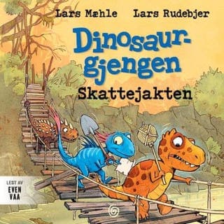 Skattejakten – Lars Mæhle, lydbokens omslag