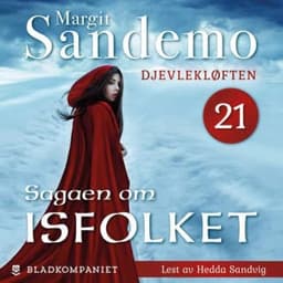 Djevlekløften – Margit Sandemo, lydbokens omslag