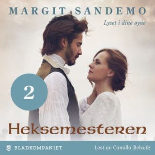 Lyset i dine øyne – Margit Sandemo, lydbokens omslag