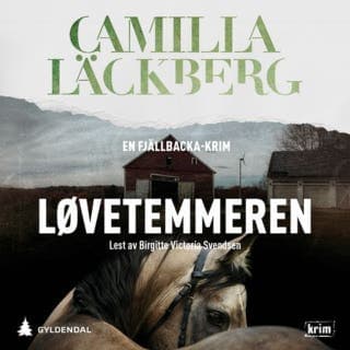Løvetemmeren – Camilla Läckberg, lydbokens omslag