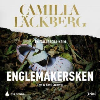 Englemakersken – Camilla Läckberg, lydbokens omslag
