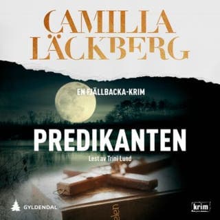 Predikanten – Camilla Läckberg, lydbokens omslag