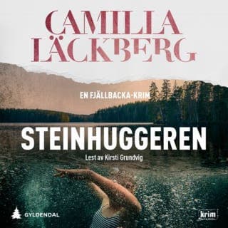 Steinhuggeren – Camilla Läckberg, lydbokens omslag