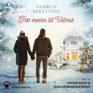 Tre menn til Vilma – Gudrun Skretting, lydbokens omslag