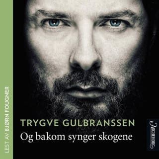 Og bakom synger skogene – Trygve Gulbranssen, lydbokens omslag