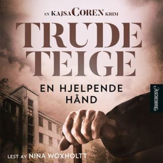 En hjelpende hånd – Trude Teige, lydbokens omslag