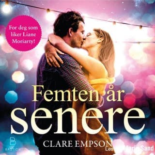 Femten år senere – Clare Empson, lydbokens omslag