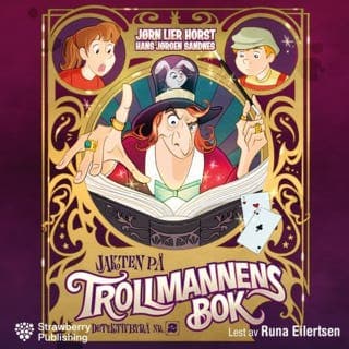 Jakten på trollmannens bok – Jørn Lier Horst, lydbokens omslag