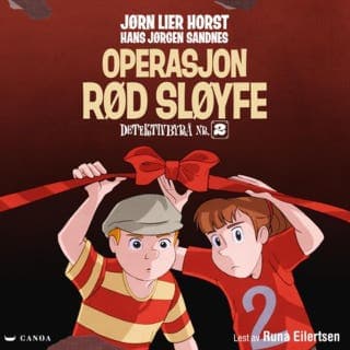 Operasjon Rød sløyfe – Jørn Lier Horst, lydbokens omslag