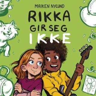 Rikka gir seg ikke – Maiken Nylund, lydbokens omslag