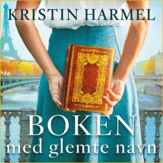 Boken med glemte navn – Kristin Harmel, lydbokens omslag